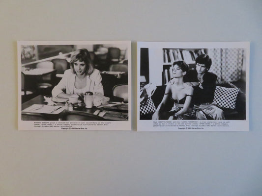 AFTER HOURS MOVIE STILL PHOTO LOT OF 2 ROSANNA ARQUETTE GRIFFIN DUNNE 1985