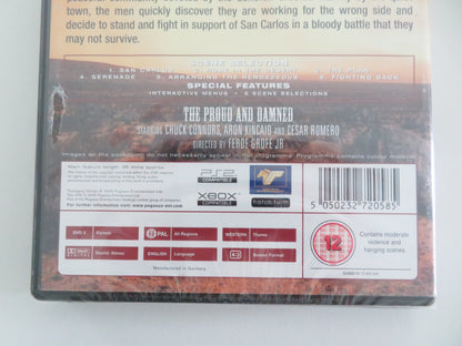 THE PROUD AND DAMNED (DVD) CHUCK CONNORS CESAR ROMERO 1972 REGION 0 - Rendezvous Cinema
