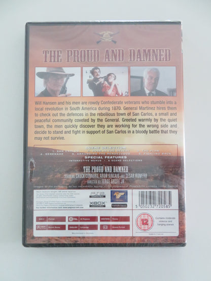 THE PROUD AND DAMNED (DVD) CHUCK CONNORS CESAR ROMERO 1972 REGION 0 - Rendezvous Cinema