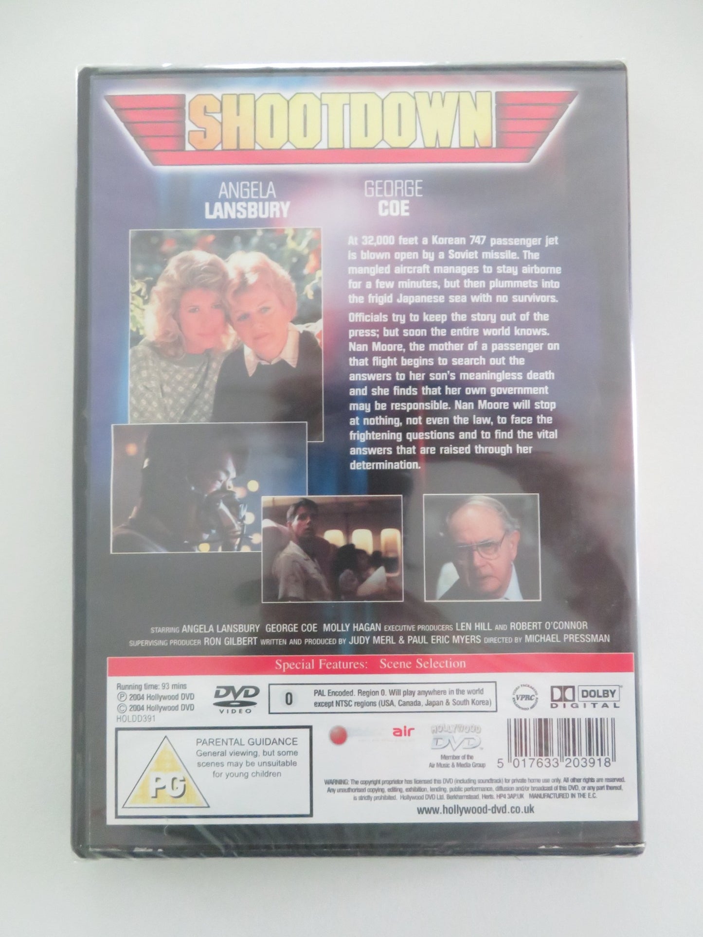 SHOOTDOWN (DVD) ANGELA LANSBURY GEORGE COE 1988 REGION 0