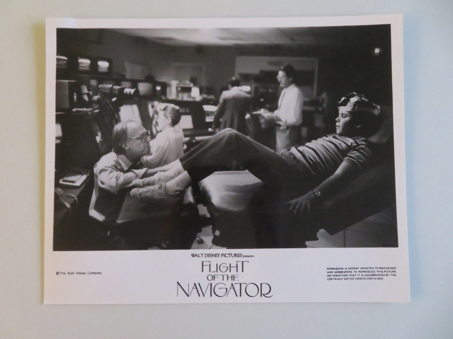 FLIGHT OF THE NAVIGATOR MOVIE STILL PHOTO LOT OF 5 DISNEY JOEY CRAMER 1986