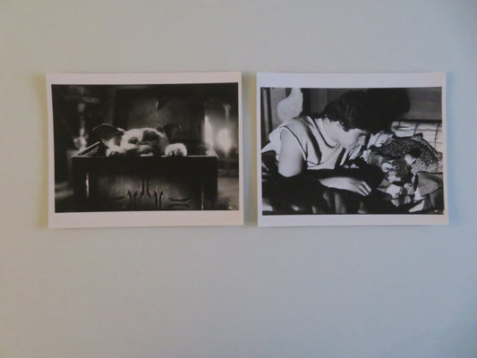 GREMLINS - A MOVIE STILL PHOTO LOT OF 2 ZACH GALLIGAN PHOEBE CATES 1984