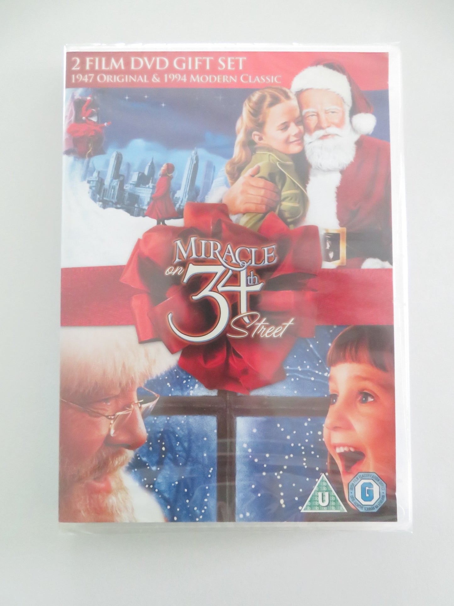 MIRACLE ON 34TH STREET -2 FILM GIFT SET (DVD) MAUREEN O'HARA 1947+1993 REGION 2 - Rendezvous Cinema