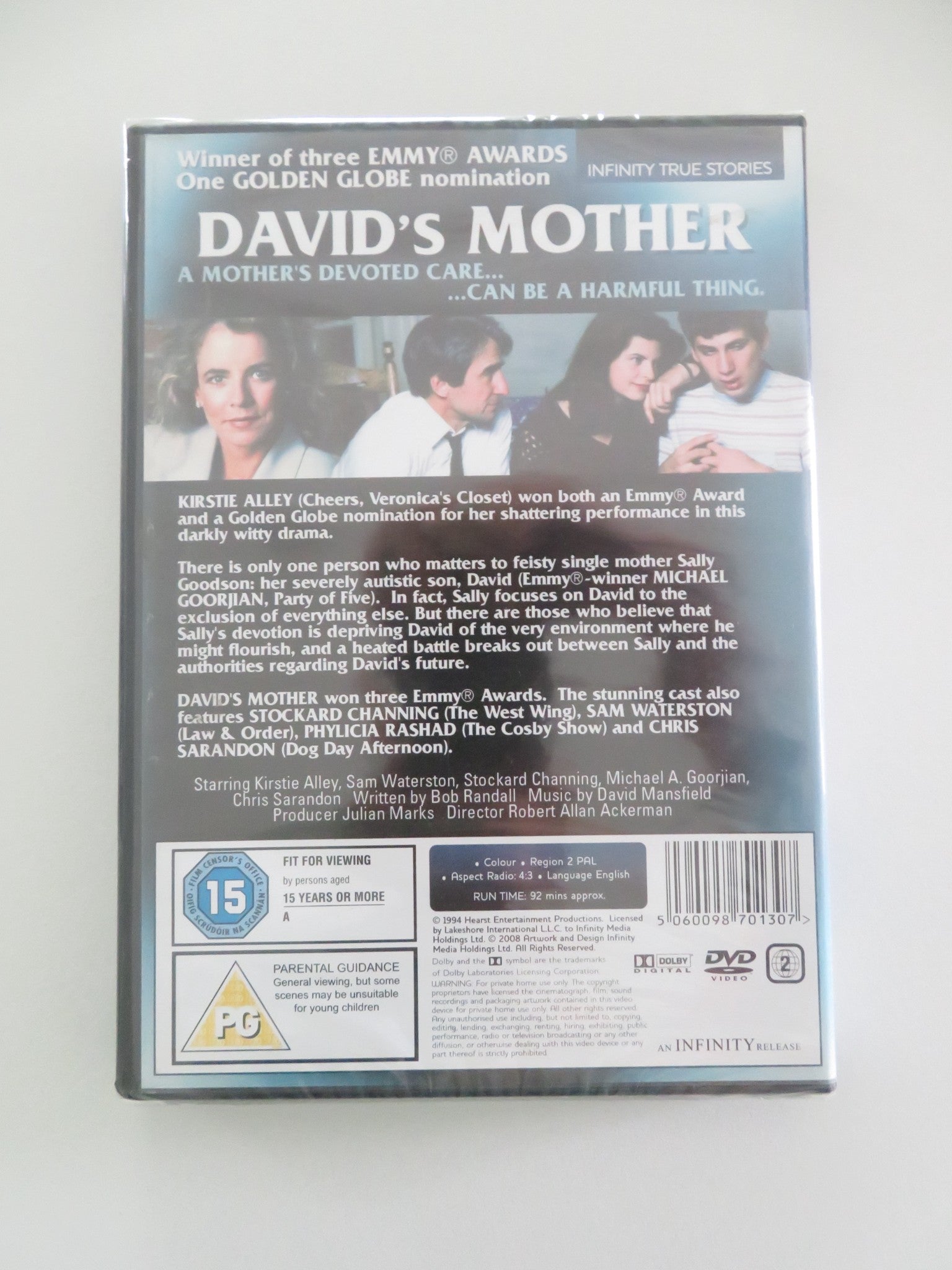 DAVID'S MOTHER - B (DVD) KIRSTIE ALLEY SAM WATERSON 1994 REGION 2 - Rendezvous Cinema
