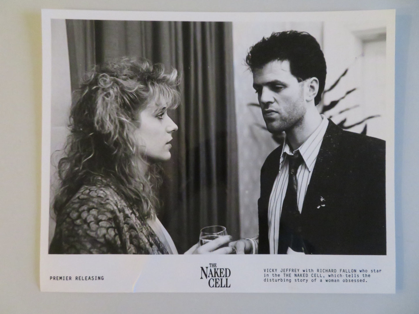 THE NAKED CELL MOVIE STILL PHOTO LOT OF 4 VICTORIA JEFFREY RICHARD FALLON 1988