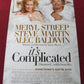 IT'S COMPLICATED US ONE SHEET ROLLED POSTER MERYL STREEP STEVE MARTIN 2009