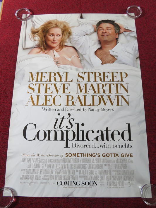 IT'S COMPLICATED US ONE SHEET ROLLED POSTER MERYL STREEP STEVE MARTIN 2009