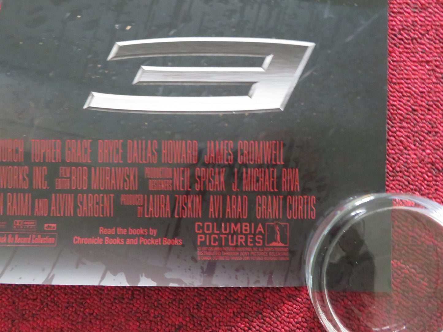 SPIDER-MAN 3 - C US ONE SHEET ROLLED POSTER MARVEL TOBEY MAGUIRE K. DUNST 2007