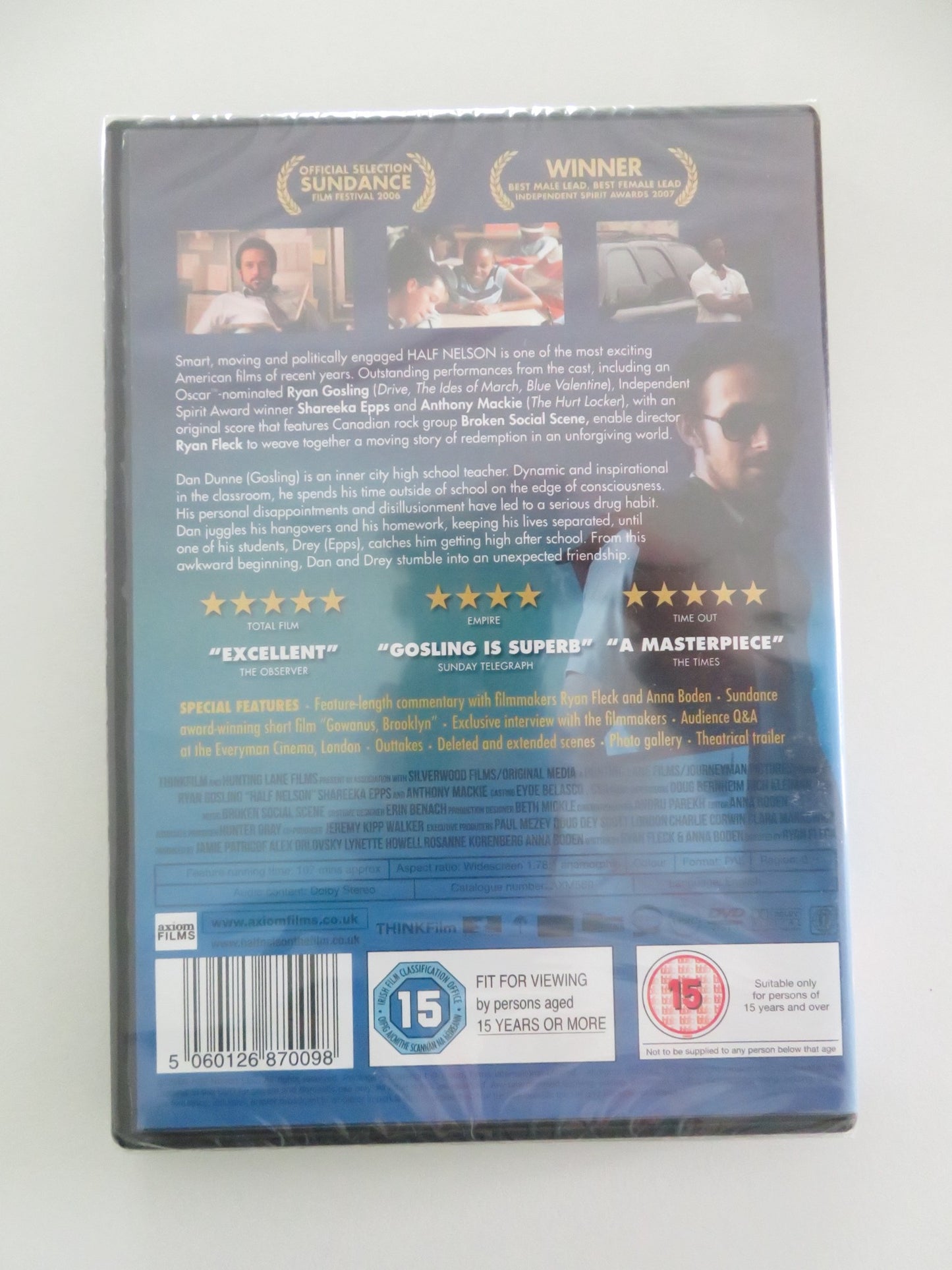 HALF NELSON (DVD) RYAN GOSLING JEFF LIMA 2006 REGION 0 - Rendezvous Cinema