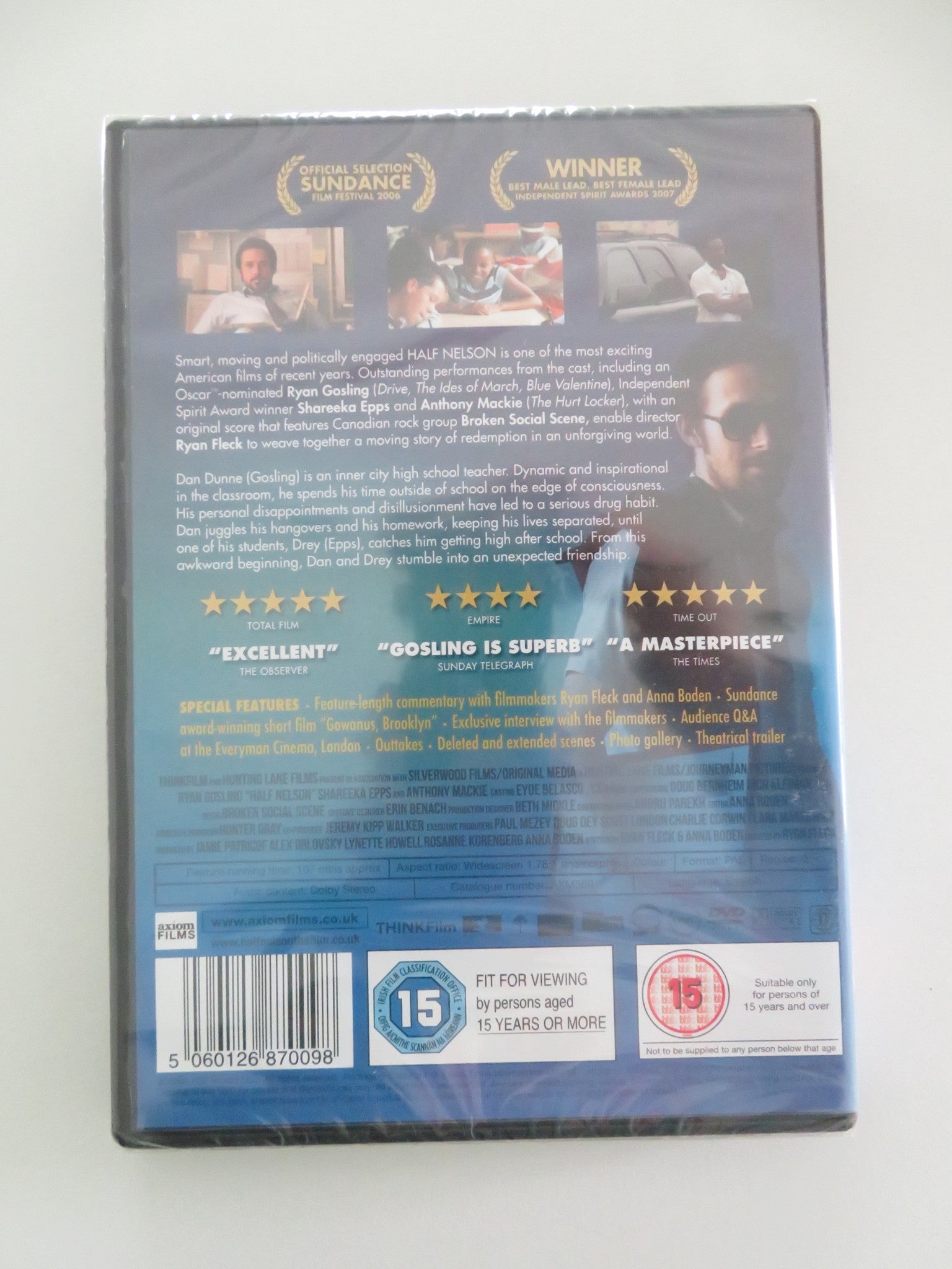 HALF NELSON (DVD) RYAN GOSLING JEFF LIMA 2006 REGION 0 - Rendezvous Cinema