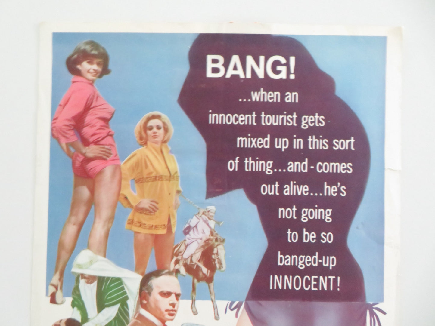 BANG! BANG! YOU'RE DEAD US INSERT POSTER TONY RANDALL SENTA BERGER 1966 - Rendezvous Cinema