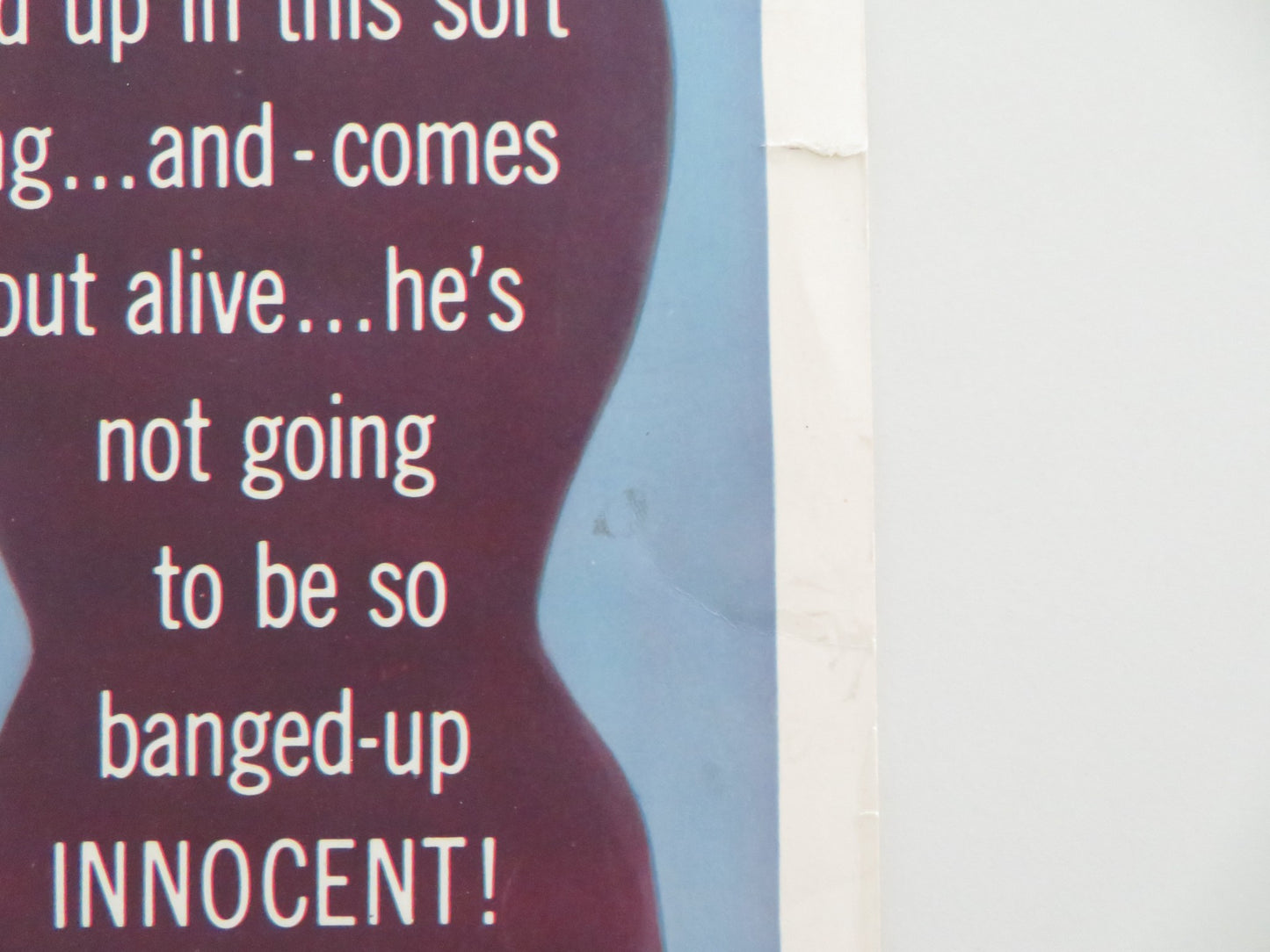 BANG! BANG! YOU'RE DEAD US INSERT POSTER TONY RANDALL SENTA BERGER 1966 - Rendezvous Cinema