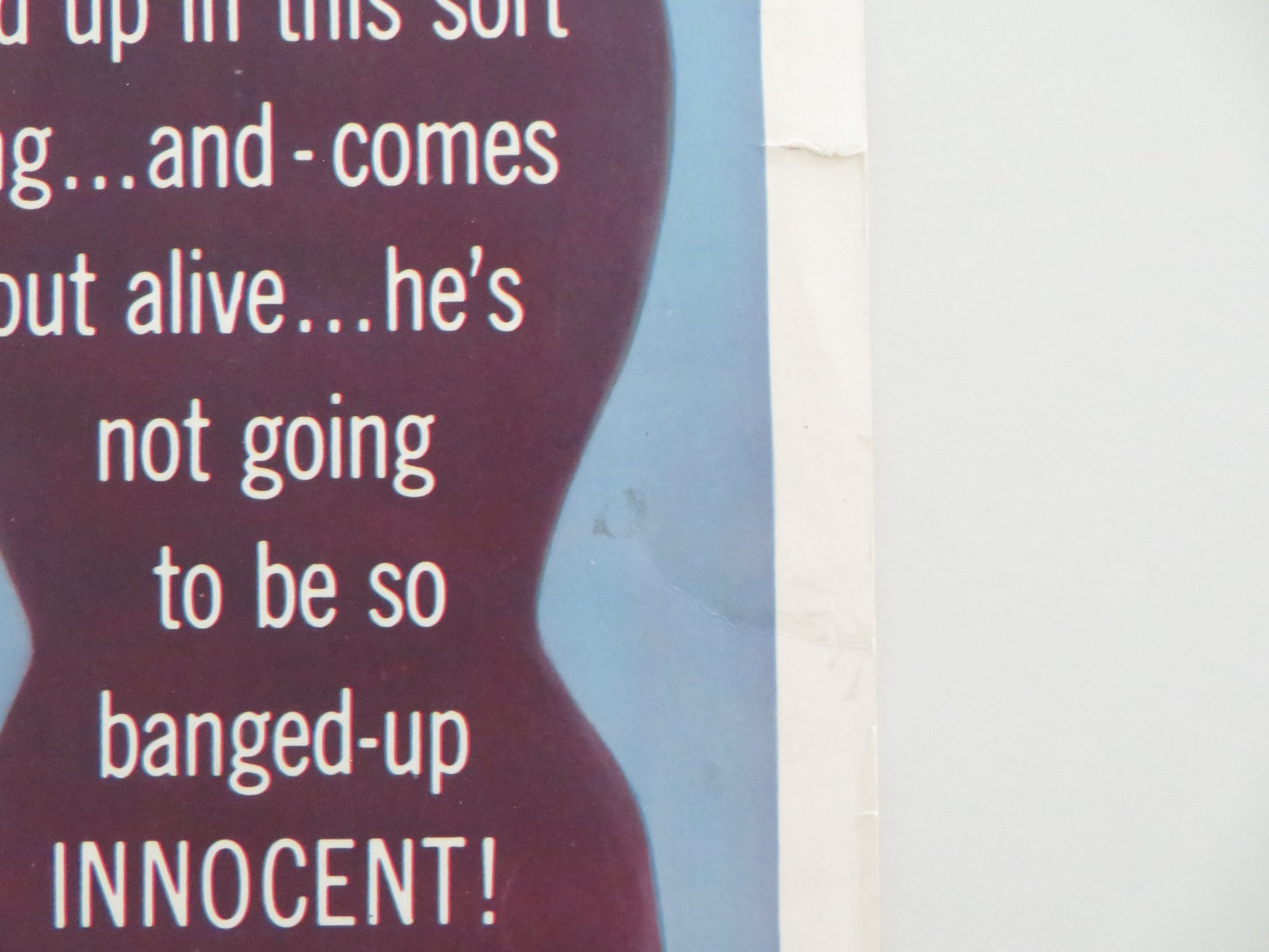 BANG! BANG! YOU'RE DEAD US INSERT POSTER TONY RANDALL SENTA BERGER 1966 - Rendezvous Cinema