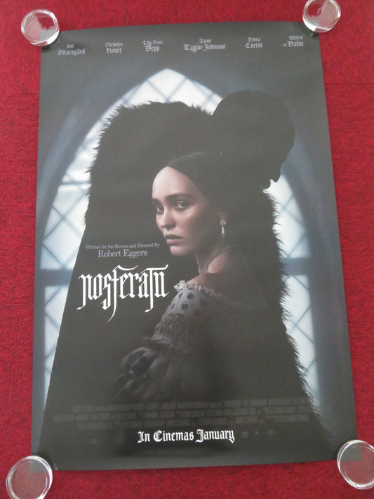 NOSFERATU - A US ONE SHEET ROLLED POSTER LILY-ROSE DEPP NICHOLAS HOULT 2024