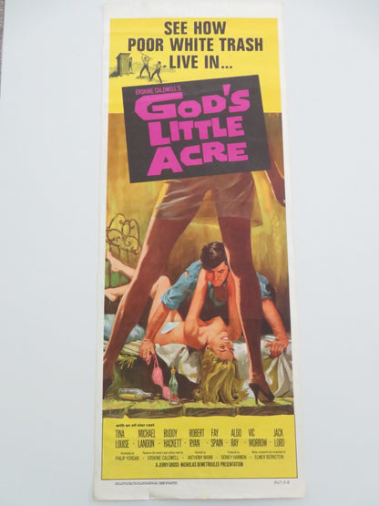 GOD'S LITTLE ACRE US INSERT POSTER ROBERT RYAN ALDO RAY 1967 - Rendezvous Cinema