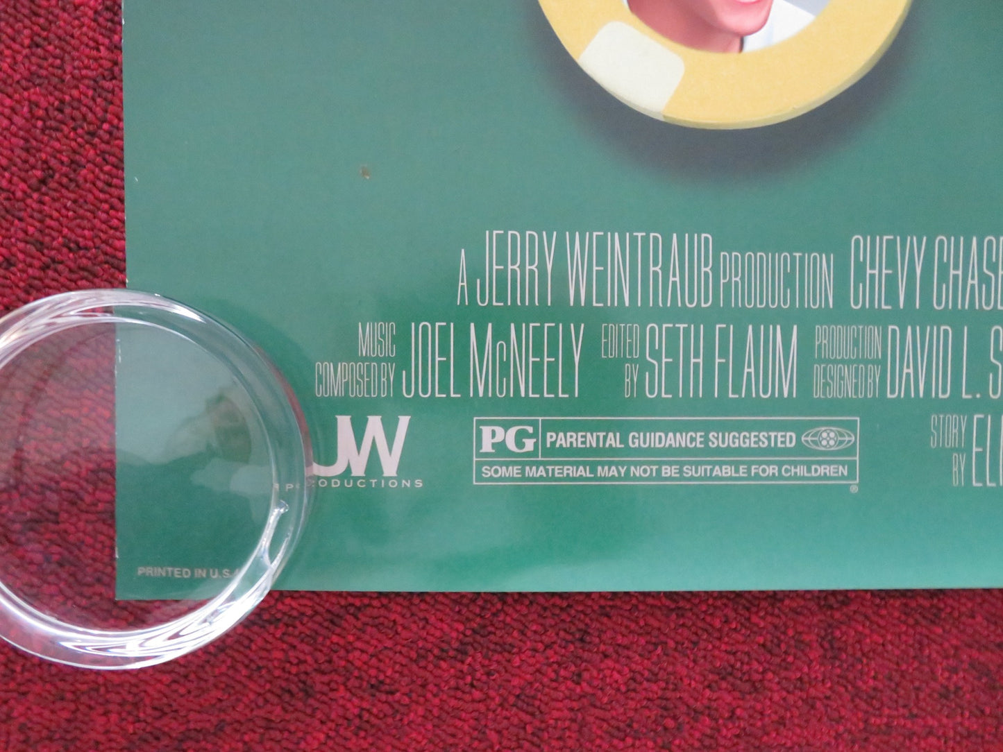 VEGAS VACATION US ONE SHEET ROLLED POSTER CHEVY CHASE BEVERLY D'ANGELO 1997