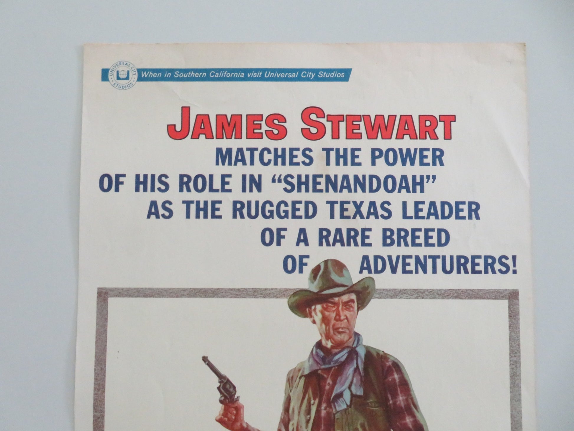 THE RARE BREED US INSERT POSTER JAMES STEWART MAUREEN O'HARA 1966 - Rendezvous Cinema