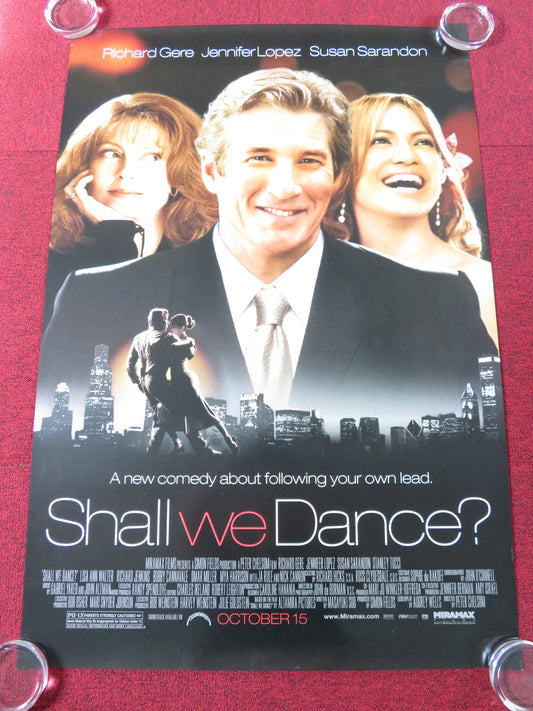 SHALL WE DANCE? US ONE SHEET ROLLED POSTER RICHARD GERE JENNIFER LOPEZ 2004