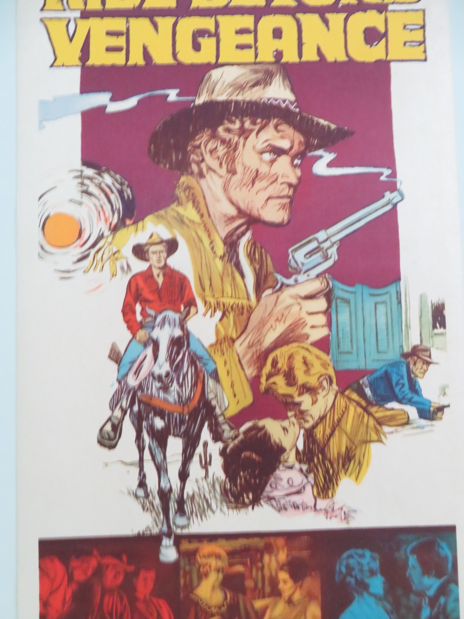 RIDE BEYOND VENGEANCE US INSERT POSTER CHUCK CONNORS MICHAEL RENNIE 1965 - Rendezvous Cinema