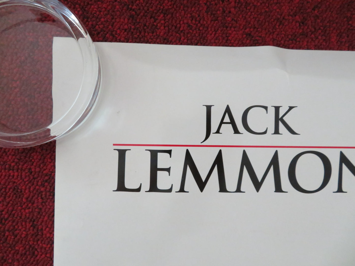 MY FELLOW AMERICANS US ONE SHEET ROLLED POSTER JACK LEMMON JAMES GARNER 1996