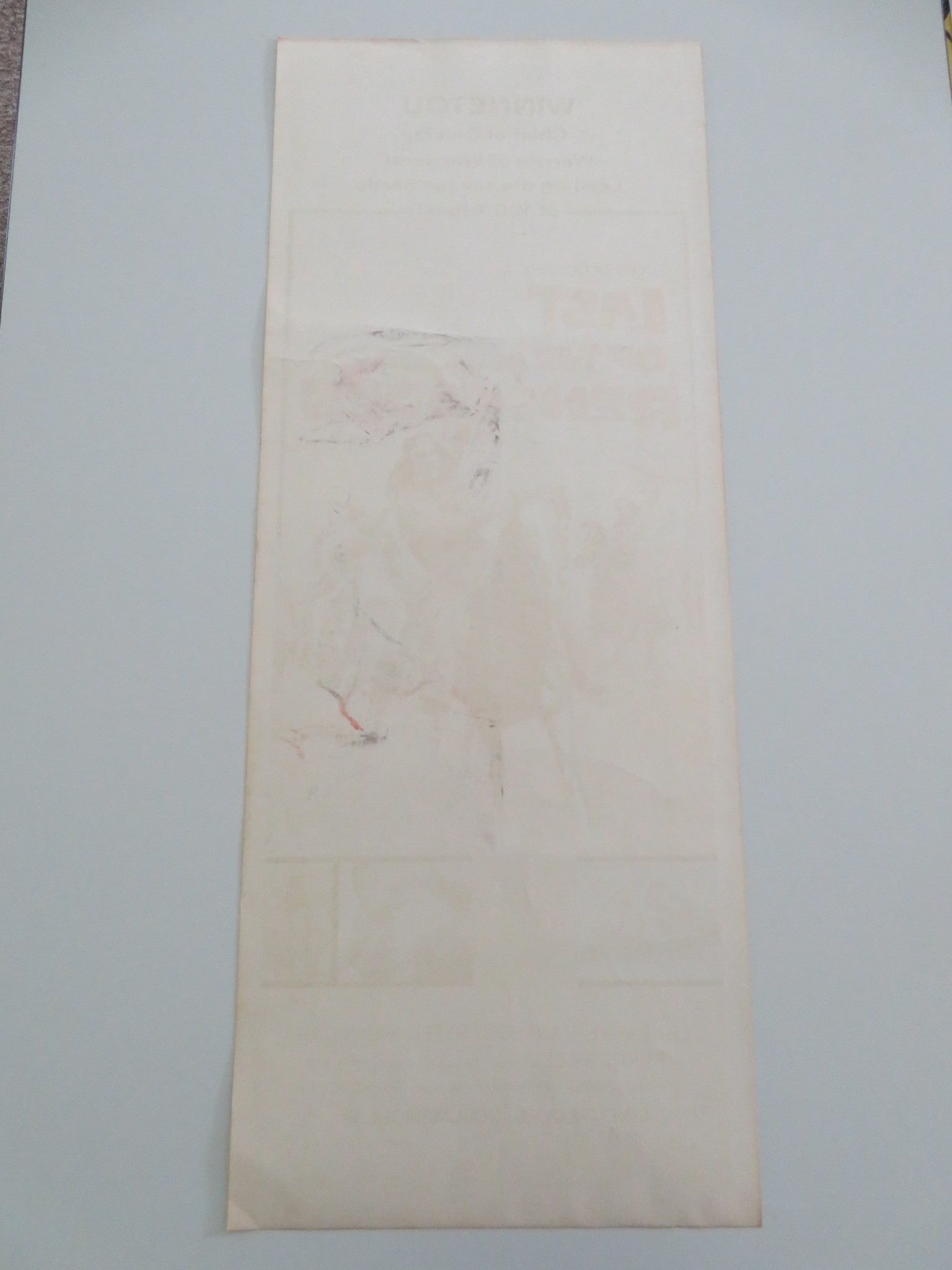 LAST OF THE RENEGADES US INSERT POSTER LEX BARKER PIERRE BRICE 1965 - Rendezvous Cinema