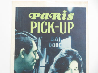 PARIS PICK-UP US INSERT POSTER ROBERT HOSSEIN LEA MASSARI 1962 - Rendezvous Cinema