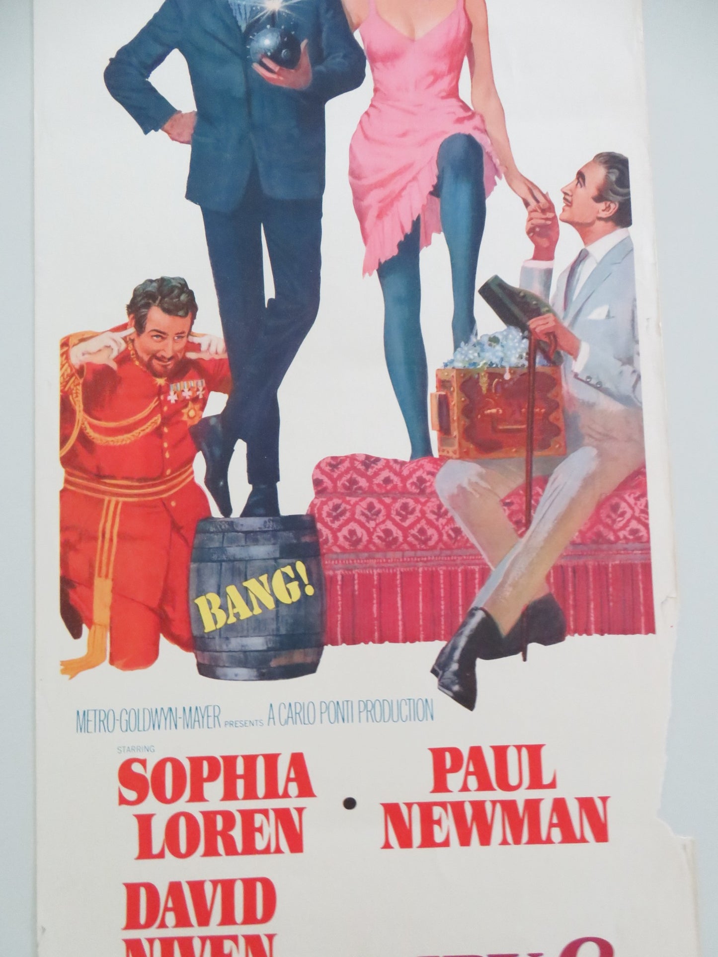 LADY L US INSERT POSTER SOPHIA LOREN PAUL NEWMAN 1966 - Rendezvous Cinema