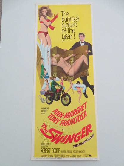 THE SWINGER US INSERT POSTER ANN-MARGRET TONY FRANCIOSA 1966 - Rendezvous Cinema