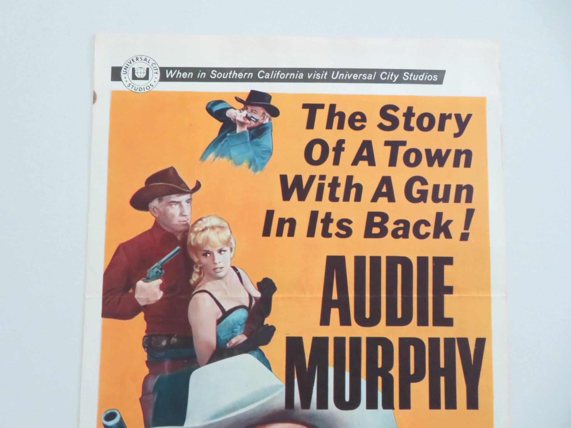 GUNPOINT US INSERT POSTER AUDIE MURPHY JOAN STALEY 1966 - Rendezvous Cinema