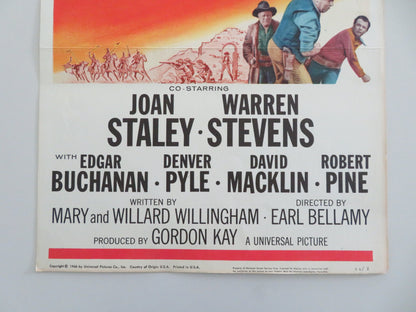 GUNPOINT US INSERT POSTER AUDIE MURPHY JOAN STALEY 1966 - Rendezvous Cinema