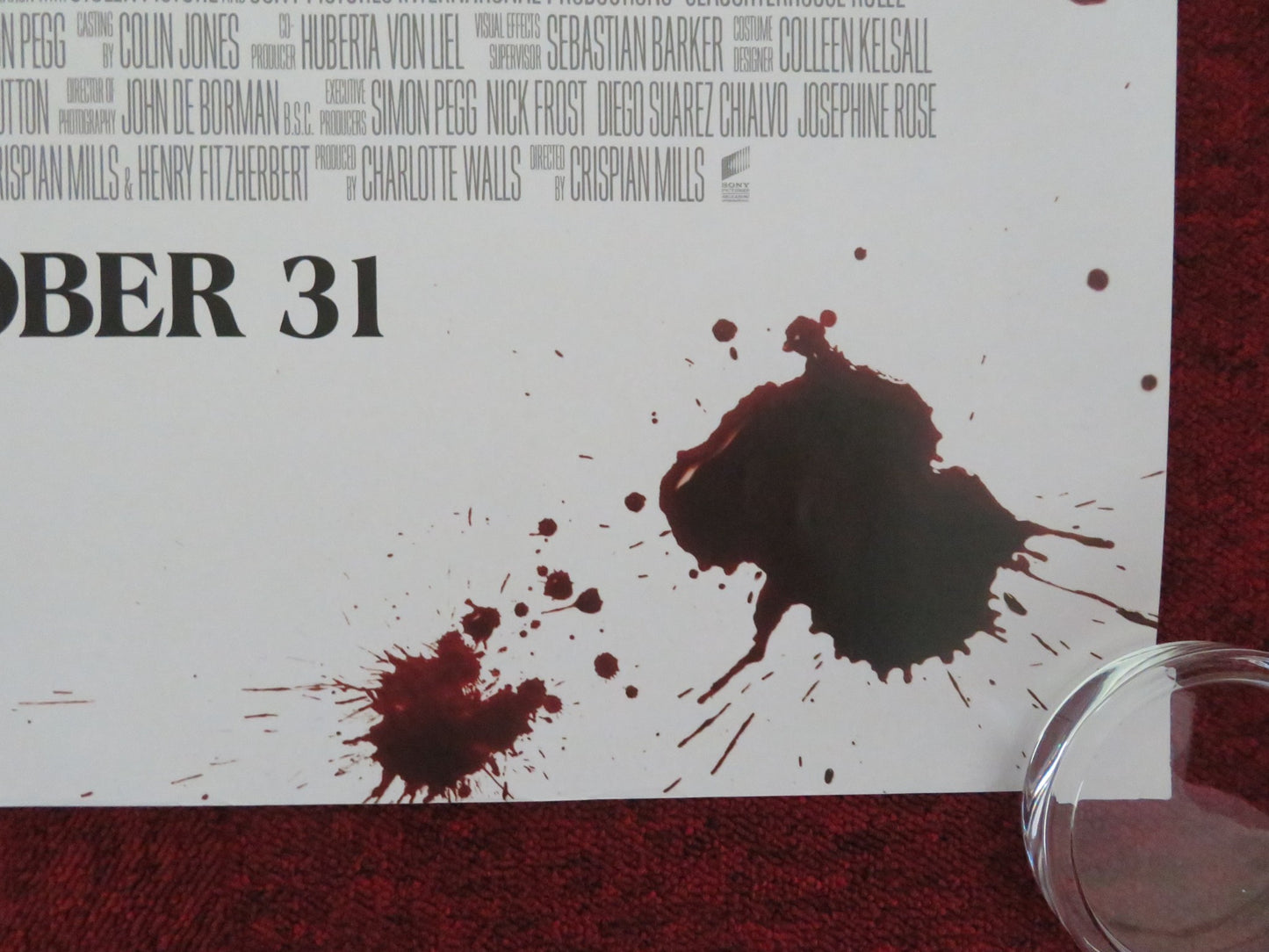 SLAUGHTERHOUSE RULEZ UK QUAD ROLLED POSTER SIMON PEGG NICK FROST M. ROBBIE 2018