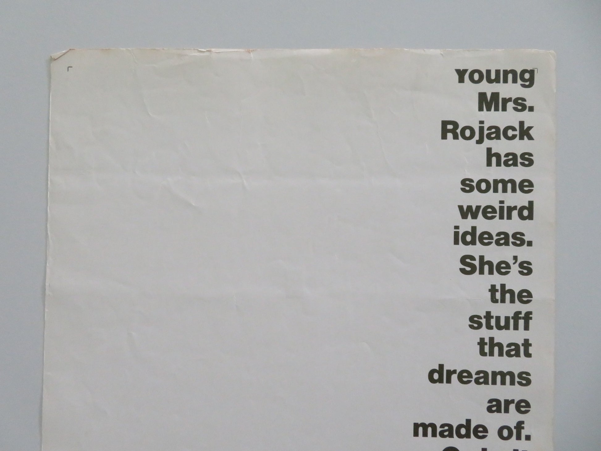 AN AMERICAN DREAM US INSERT POSTER STUART WHITMAN JANET LEIGH 1966 - Rendezvous Cinema