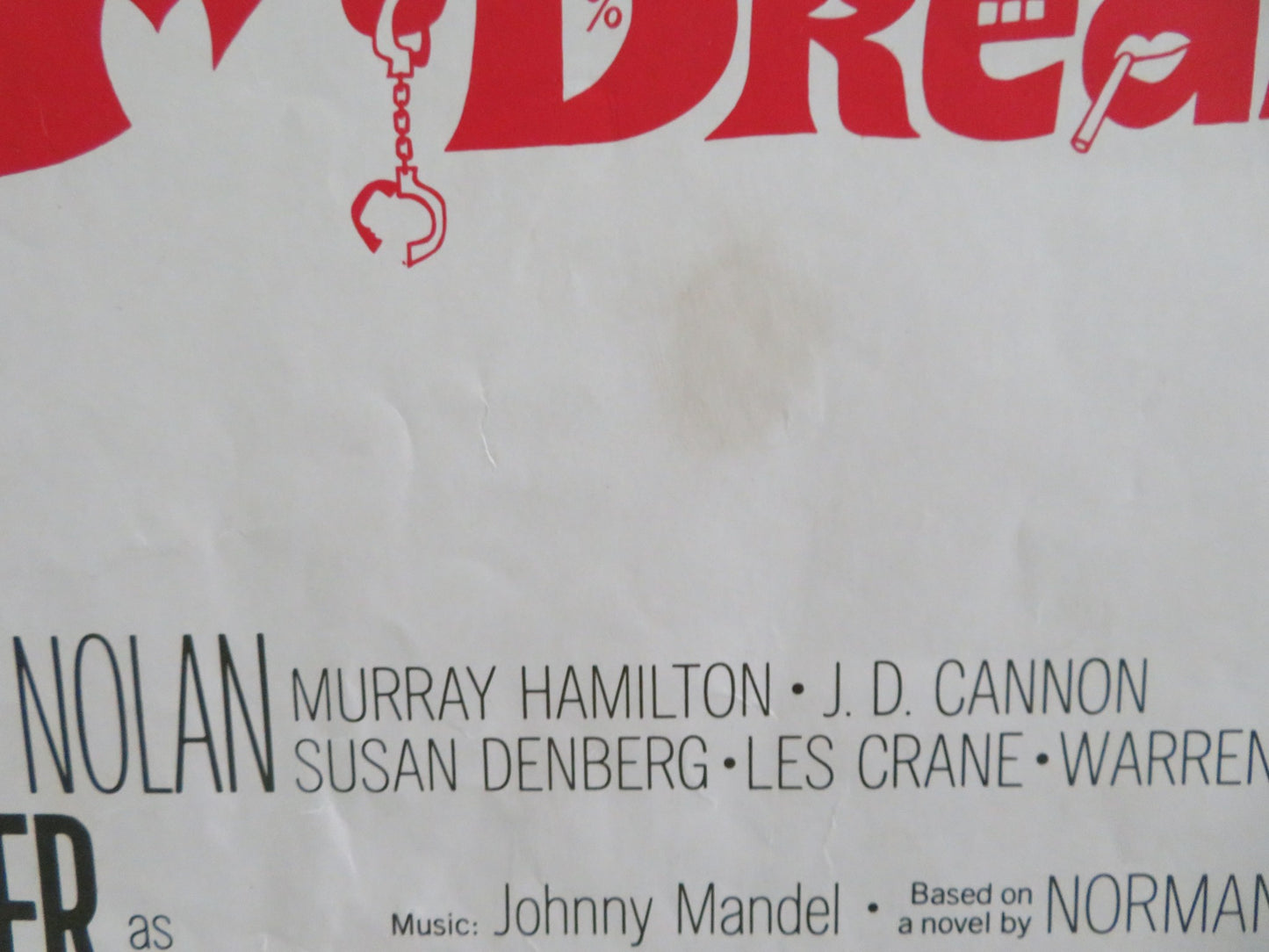 AN AMERICAN DREAM US INSERT POSTER STUART WHITMAN JANET LEIGH 1966 - Rendezvous Cinema