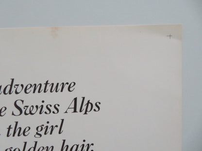 HEIDI US INSERT POSTER EVA MARIA SINGHAMMER GUSTAV KNUTH 1968 - Rendezvous Cinema