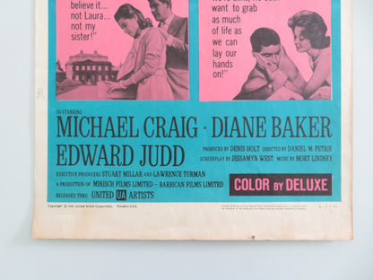 STOLEN HOURS US INSERT POSTER SUSAN HAYWARD MICHAEL CRAIG 1963 - Rendezvous Cinema