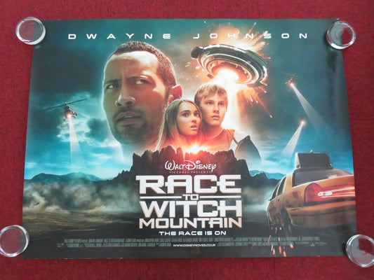 RACE TO WITCH MOUNTAIN UK QUAD ROLLED POSTER DISNEY DWAYNE JOHNSON 2009