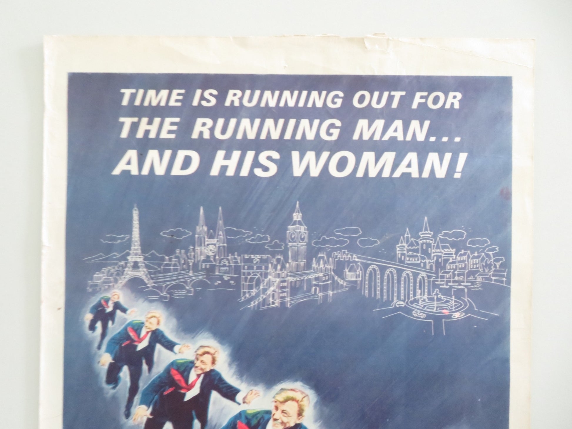 THE RUNNING MAN US INSERT POSTER LAURENCE HARVEY LEE REMICK ALAN BATES 1963 - Rendezvous Cinema
