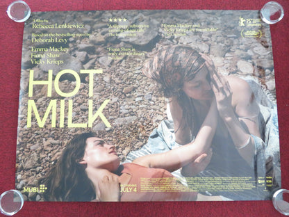 HOT MILK UK QUAD ROLLED POSTER EMMA MACKEY FIONA SHAW 2025