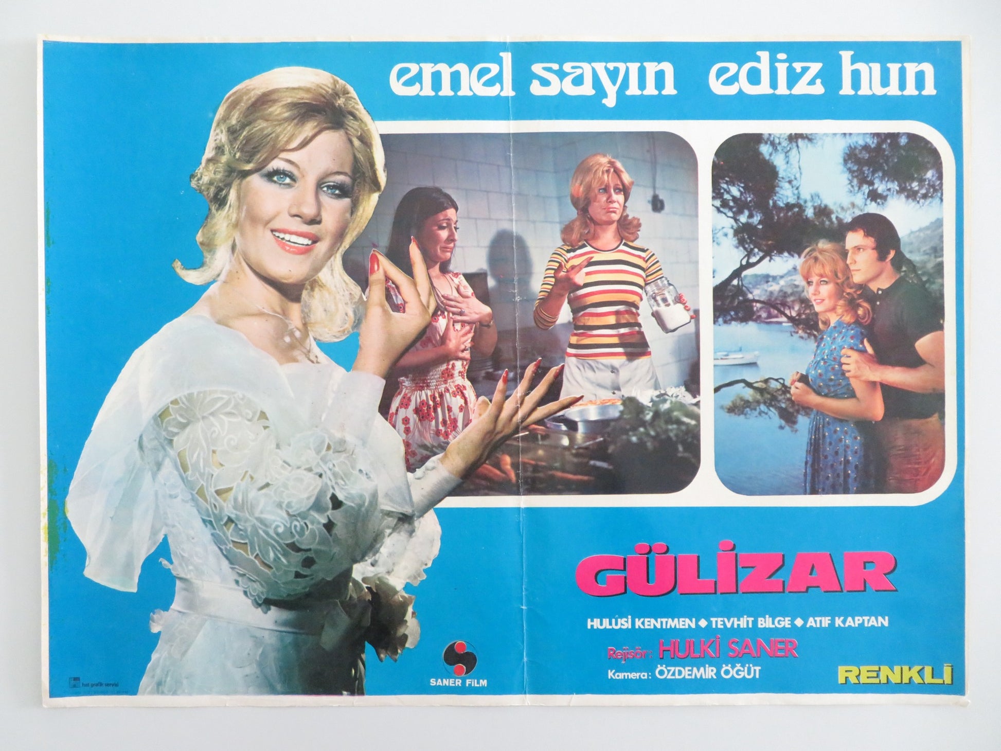 GULIZAR - D ITALIAN FOTOBUSTA POSTER EMEL SAYIN EDIZ HUN 1972 - Rendezvous Cinema