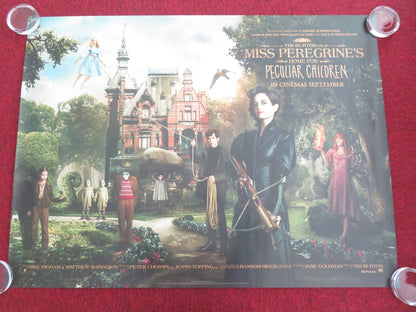 MISS PEREGRINE'S HOME FOR PECULIAR CHILDREN UK QUAD ROLLED POSTER 2016