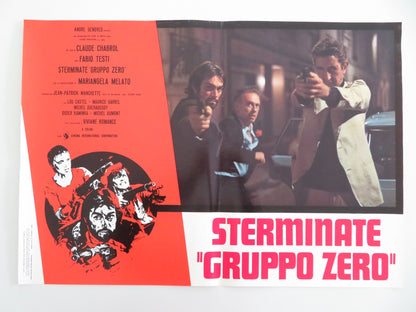 THE NADA GANG- D ITALIAN FOTOBUSTA POSTER FABIO TESTI MICHEL DUCHAUSSOY 1974 - Rendezvous Cinema