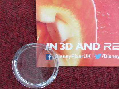 FINDING DORY UK QUAD ROLLED POSTER DISNEY ELLEN DEGENERES DIANE KEATON 2016