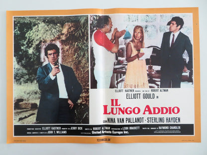 THE LONG GOODBYE - B ITALIAN FOTOBUSTA POSTER ELLIOT GOULD VAN PALLANDT 1973 - Rendezvous Cinema