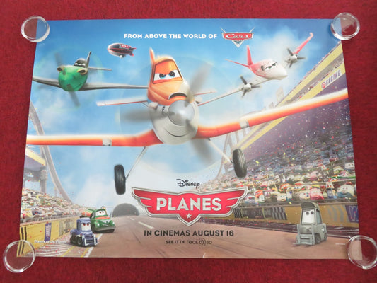 PLANES UK QUAD ROLLED POSTER DISNEY DANE COOK STACY KEACH 2013