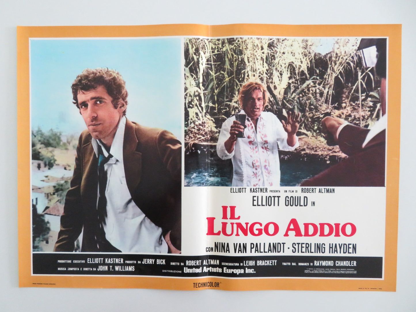 THE LONG GOODBYE - C ITALIAN FOTOBUSTA POSTER ELLIOT GOULD VAN PALLANDT 1973 - Rendezvous Cinema