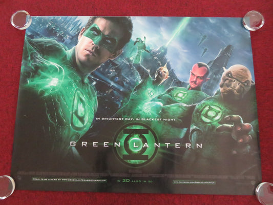 GREEN LANTERN UK QUAD ROLLED POSTER DC RYAN REYNOLDS BLAKE LIVELY 2011