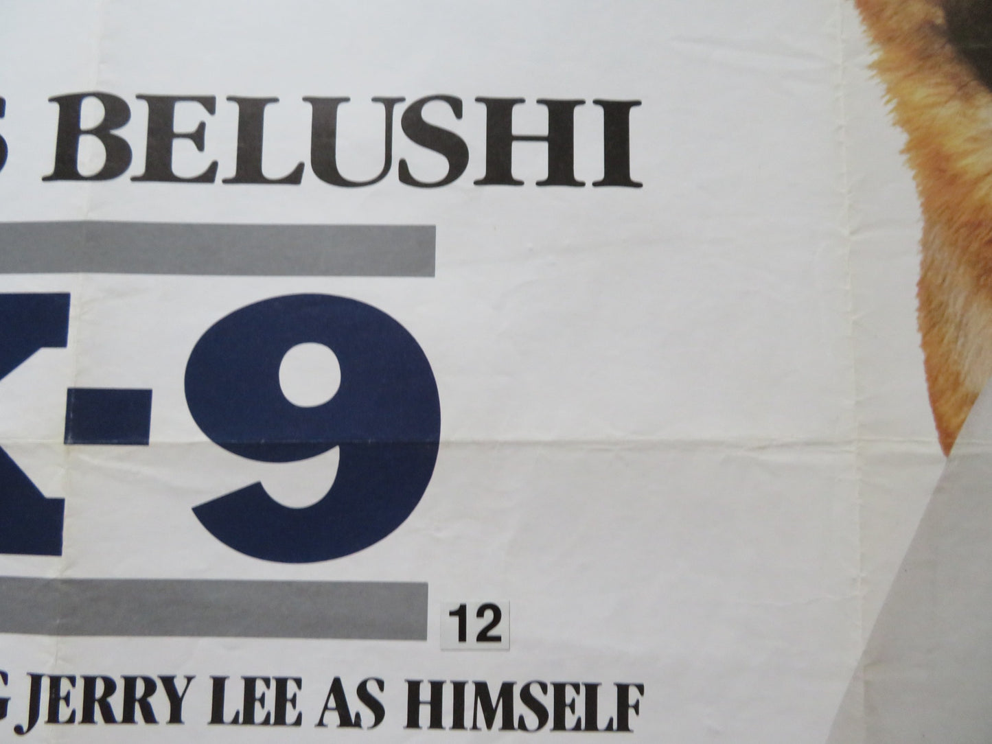 K-9 UK QUAD ROLLED POSTER JIM BELUSHI MEL HARRIS 1989 - Rendezvous Cinema