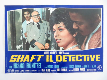SHAFT - C ITALIAN FOTOBUSTA POSTER RICHARD ROUNDTREE MOSES GUNN 1971 - Rendezvous Cinema