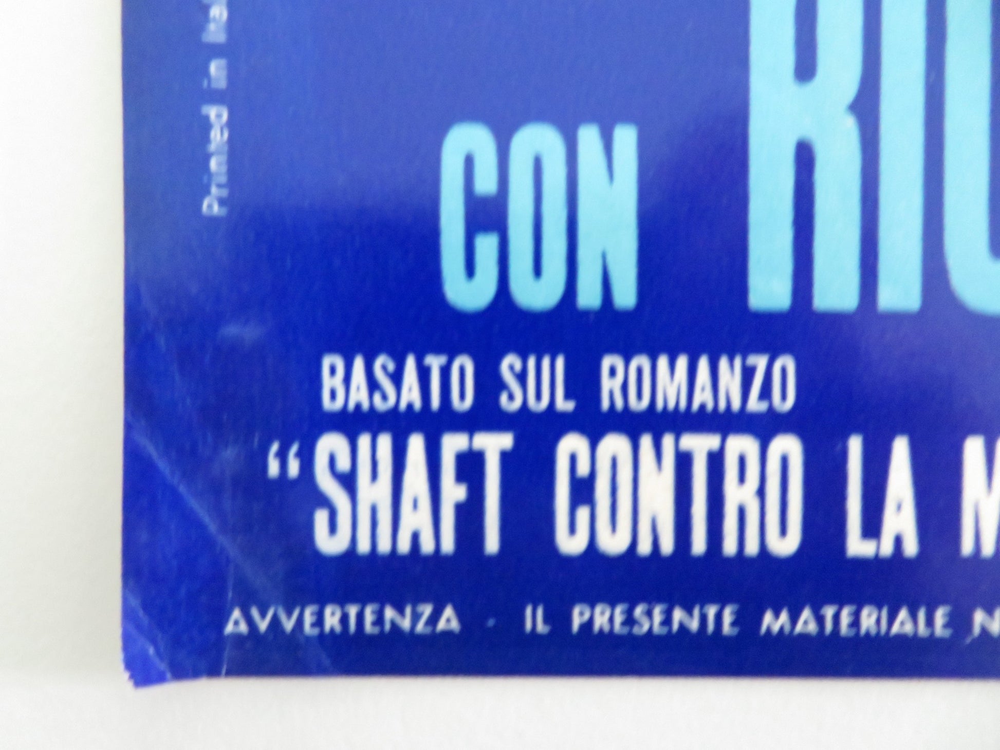 SHAFT - C ITALIAN FOTOBUSTA POSTER RICHARD ROUNDTREE MOSES GUNN 1971 - Rendezvous Cinema
