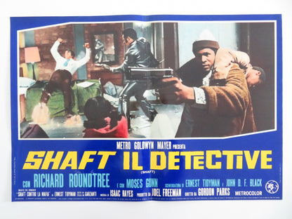 SHAFT - D ITALIAN FOTOBUSTA POSTER RICHARD ROUNDTREE MOSES GUNN 1971 - Rendezvous Cinema